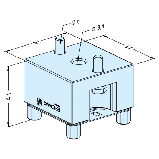 Erowa ER-009219 Uniplate | 12 pieces EDM Tooling Warehouse