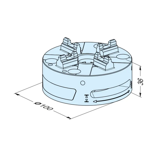 Erowa ER-150800 QuickChuck 100 P EDM Tooling Warehouse