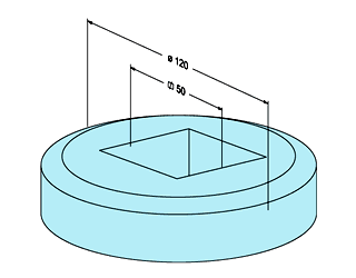 Erowa ER-010744 Chip guard 50 x 50mm EDM Tooling Warehouse
