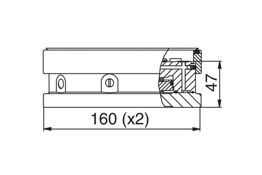 System 3R 3R-680.10-3 Table chuck, low profile, Macro Magnum EDM Tooling Warehouse