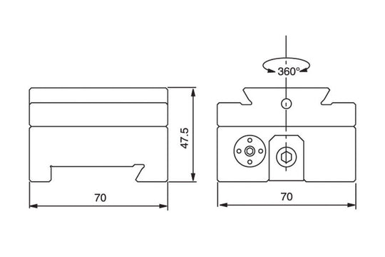 System 3R 3R-203, Swivelling element 360°, WEDM EDM Tooling Warehouse