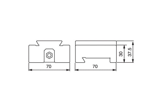 System 3R 3R-224, Spacer element 90°, WEDM EDM Tooling Warehouse