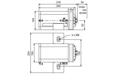 System 3R D-30206, Pneumatic indexing chuck, Macro EDM Tooling Warehouse