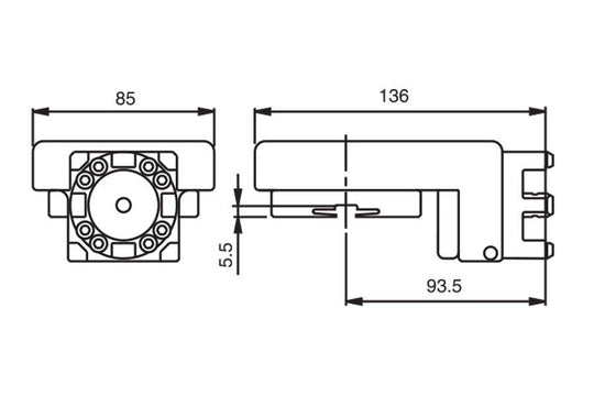 System 3R 3R-622.6, Manual chuck adapter, Macro EDM Tooling Warehouse