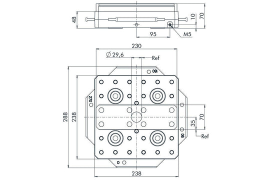 System 3R C846600, GPS 240 Master pallet EDM Tooling Warehouse