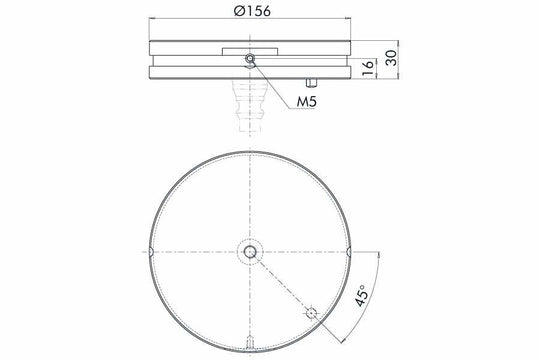 System 3R C288010, Pallet for 1 chuck HHP or PHP with indexing Steel EDM Tooling Warehouse