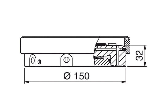 System 3R 3R-SP26712, Pneumatic chuck, MacroMagnum EDM Tooling Warehouse
