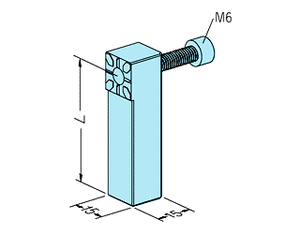 Erowa ER-003367 Angle holder 15 x 15 x 100mm EDM Tooling Warehouse
