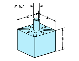 Erowa ER-003489 Prism die size 25 EDM Tooling Warehouse