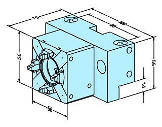Erowa ER-007851 Chuck 50 RSA / on universal plate UnoSet EDM Tooling Warehouse