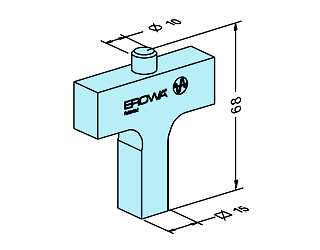 Erowa ER-010495 Square 15 Alignment Rail EDM Tooling Warehouse