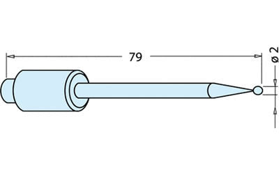 Erowa ER-010561 Replacement Sensor Pin ø 2mm EDM Tooling Warehouse