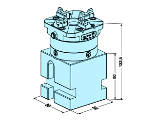 Erowa ER-012297 Rapid-Action Chuck NSF on Block EDM Tooling Warehouse