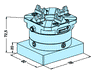 Erowa ER-012299 Rapid-Action Chuck NSF on Plate