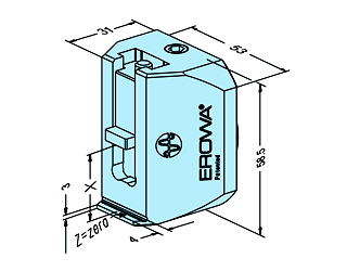 Erowa ER-014698 VeeVise UnoSet EDM Tooling Warehouse