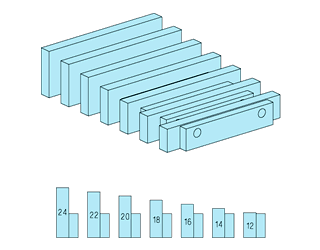Erowa ER-016274 ClampSet Support Kit, 7 Pieces, Stepped EDM Tooling Warehouse