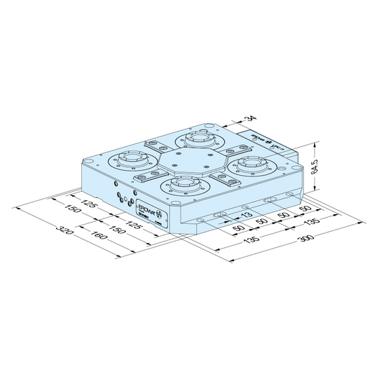 Erowa ER-016841 UPC P Chuck EDM Tooling Warehouse