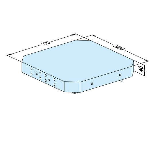 Erowa ER-016917 UPC Pallet Alu 320 x 320 x 40 EDM Tooling Warehouse