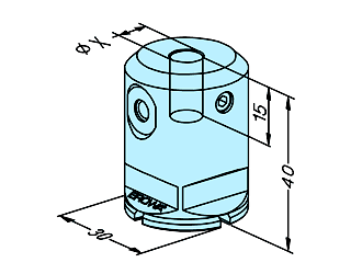 Erowa ER-017536 Compact Electrode holder 16mm, Set of 18 EDM Tooling Warehouse