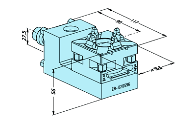 Erowa ER-020596 Extension Arm UnoSet EDM Tooling Warehouse