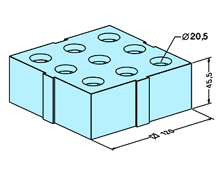 Erowa ER-022045 System Stand Compact Combi, 10 pcs. EDM Tooling Warehouse