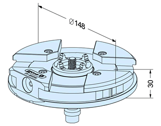 Erowa ER-022250 Adapter pallet ITS 50 / ø 148 EDM Tooling Warehouse