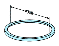 Erowa ER-022922 Sealing Ring for Compact Holder, Set of 50 EDM Tooling Warehouse