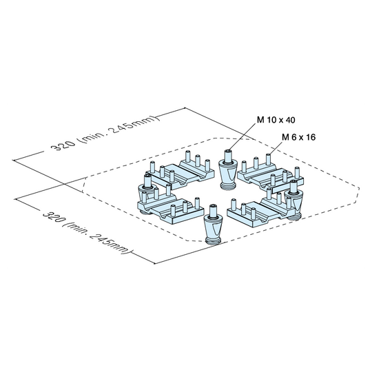 Erowa ER-024562 UPC Centering Segments EDM Tooling Warehouse