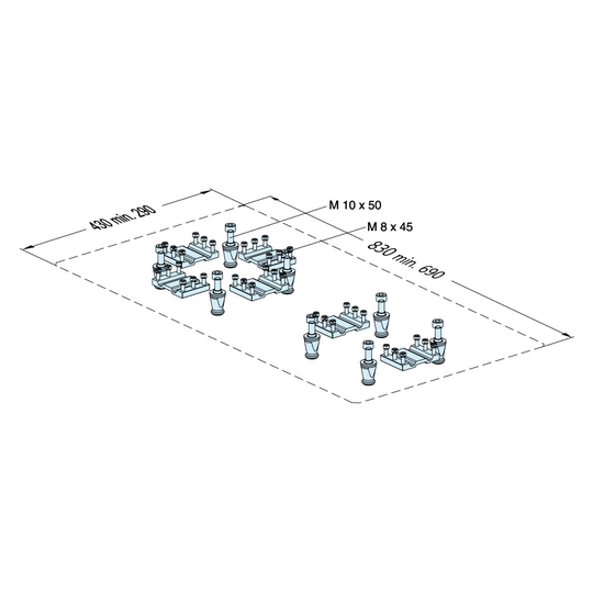 Erowa ER-025820 UPC DUO Centering Segments EDM Tooling Warehouse
