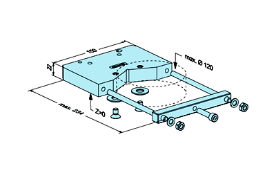 Erowa ER-031179 Prism Holder 120mm EDM Tooling Warehouse