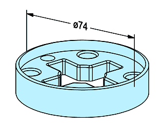 Erowa ER-032832 Seal Ring ITS Chuck 50 EDM Tooling Warehouse