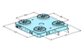 Erowa ER-033303 MTS Base Plate 410 x 410 H