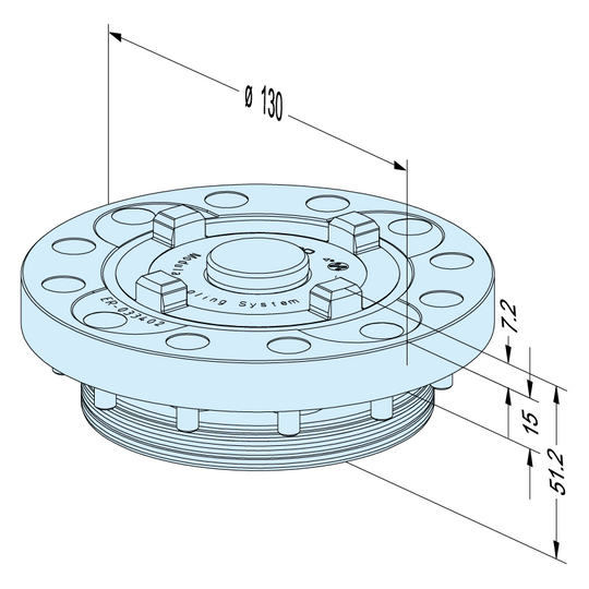 Erowa ER-033402 MTSIntegral Chuck S-P EDM Tooling Warehouse