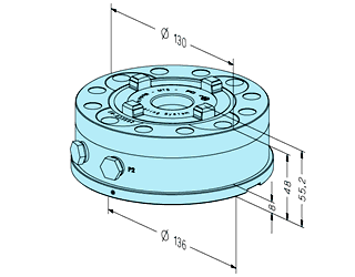 Erowa ER-033503 MTS Chuck S-H EDM Tooling Warehouse