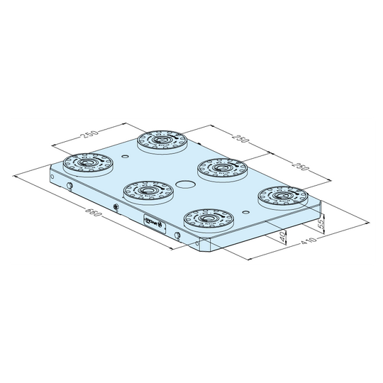 Erowa ER-033902 MTS Base Plate 410 x 660 P EDM Tooling Warehouse