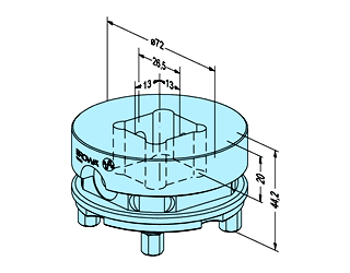 Erowa ER-035209 Prisround ø 72, Set of 6 EDM Tooling Warehouse