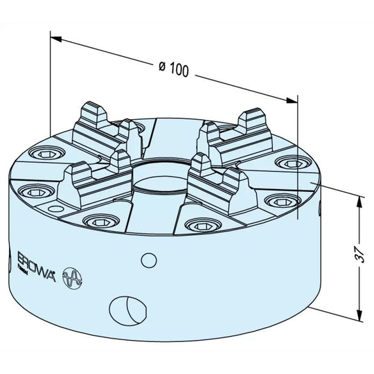 Erowa ER-035288 ITS Chuck 100 P with Support EDM Tooling Warehouse