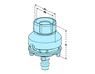 Erowa ER-035297 Collet Chuck Holder ø 72, 1 piece