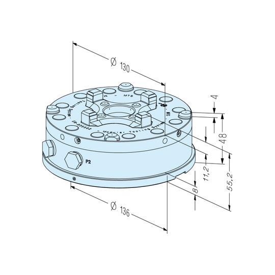 Erowa ER-035502 MTS Chuck S-P/A EDM Tooling Warehouse