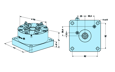 Erowa ER-035519 ITS Chuck 100 P 102 x 102 EDM Tooling Warehouse