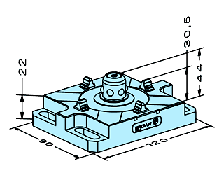 Erowa ER-035715 Flat Chuck Manual EDM Tooling Warehouse