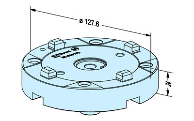 Erowa ER-035792 Adapter Pallet H24 PM Precise for Die Pallet PM128 EDM Tooling Warehouse