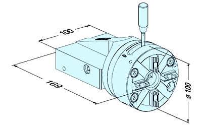 Erowa ER-035994 PSW QuickChuck 100 360 deg. Rotatable EDM Tooling Warehouse