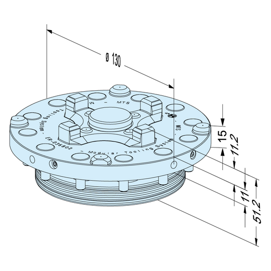 Erowa ER-036803 MTS IntegralChuck S-H/A EDM Tooling Warehouse