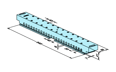Erowa ER-037307 Double-sided Clamping Beam 540 ManoSet XXL EDM Tooling Warehouse