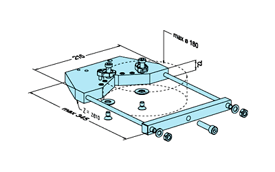 Erowa ER-038891 Prism holder ø 10 - 180 EDM Tooling Warehouse