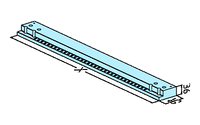 Erowa ER-038985 ManoSet Rail L Length 850mm XXL EDM Tooling Warehouse