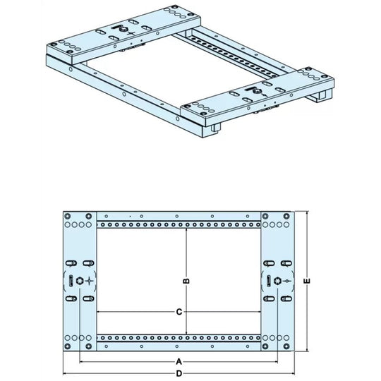 Erowa ER-039217 Clamping frame FrameSet 710/380-615 EDM Tooling Warehouse