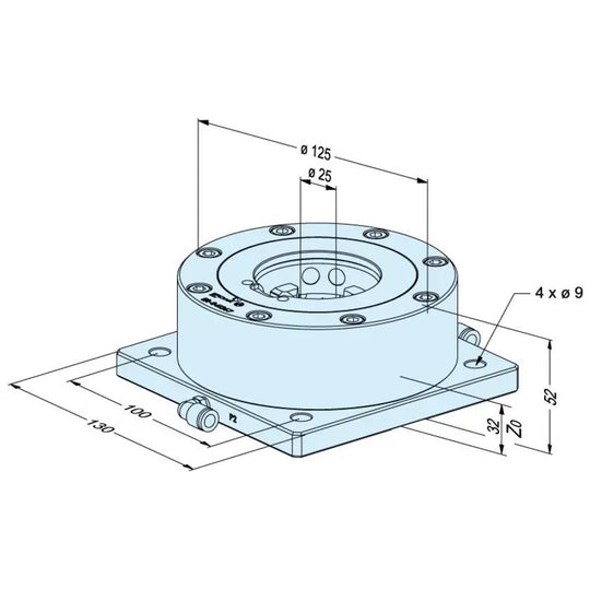 Erowa ER-041367 Chuck PM56 Precise with Base Plate EDM Tooling Warehouse