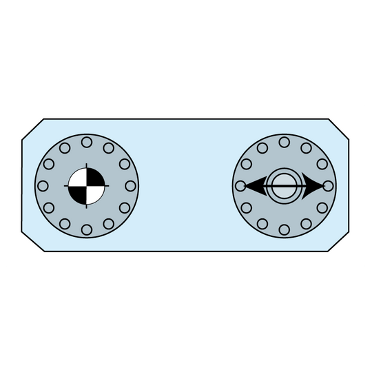 Erowa ER-041460 MTS Chucking Spigot, Set 2 EDM Tooling Warehouse